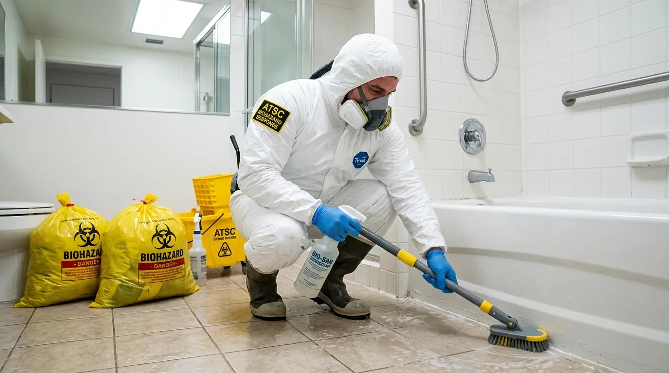 Decontamination equipment deployed for Blood Cleanup in Union Park